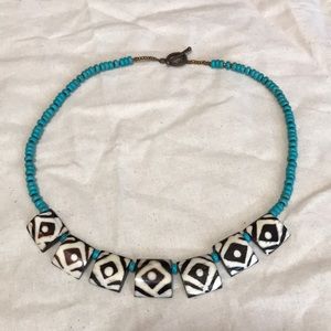 Boho tribal necklace